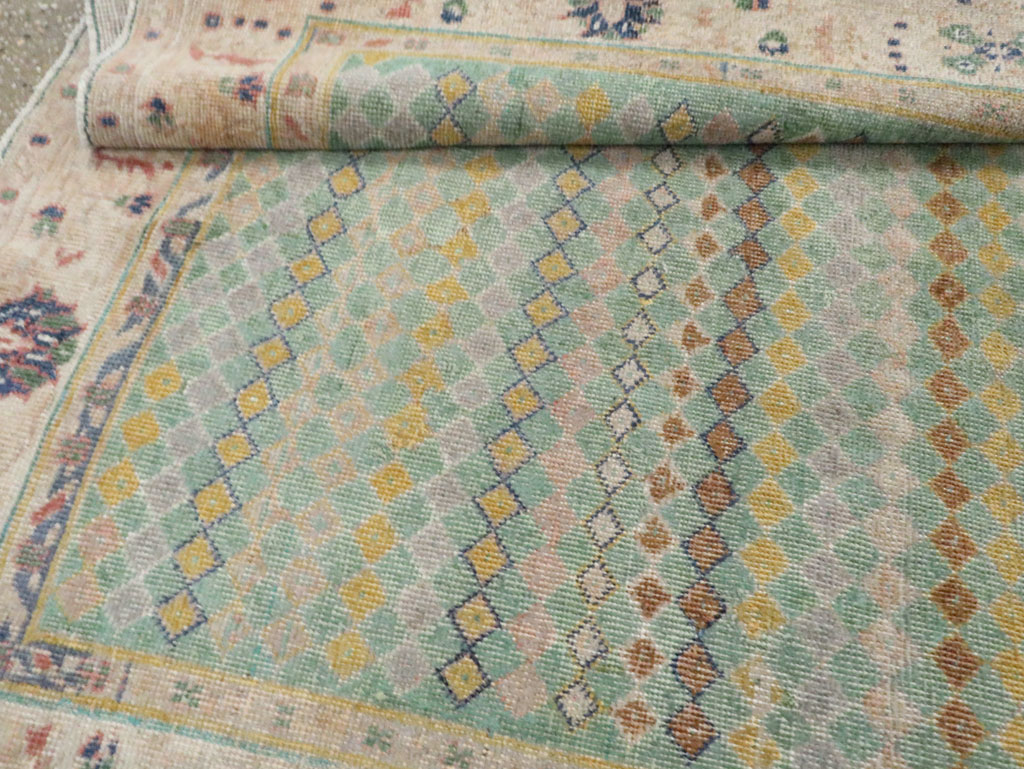 Vintage Turkish Anatolian Gallery Carpet, No.24867 - Staging