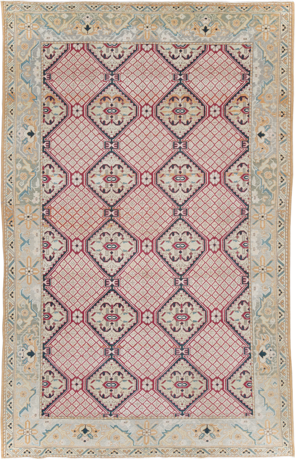 Vintage Turkish Sivas Carpet, No.24868 - Staging