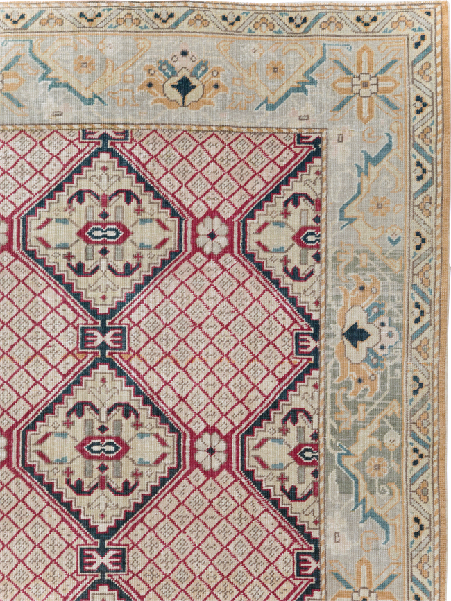 Vintage Turkish Sivas Carpet, No.24868 - Staging