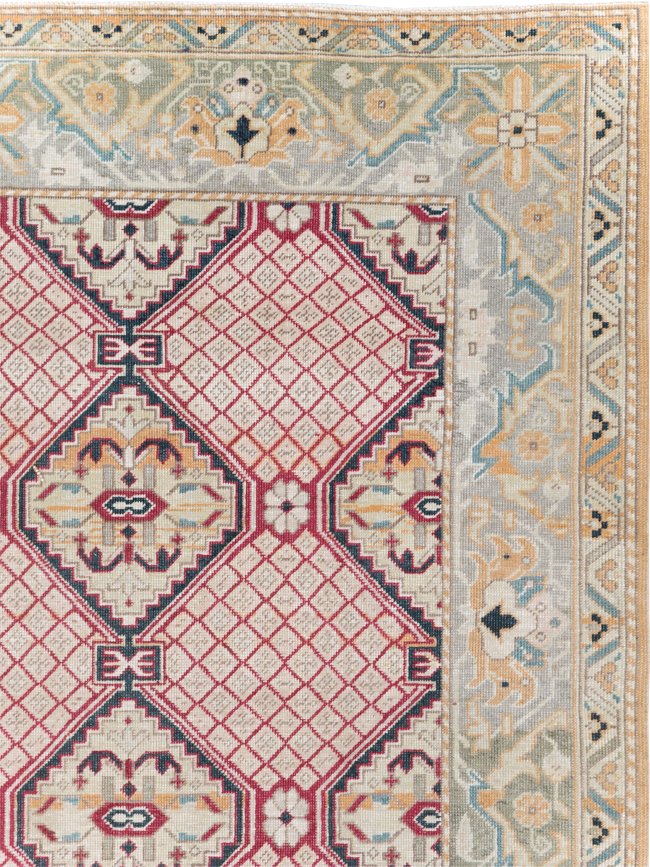 Vintage Turkish Sivas Carpet, No.24868 - Staging