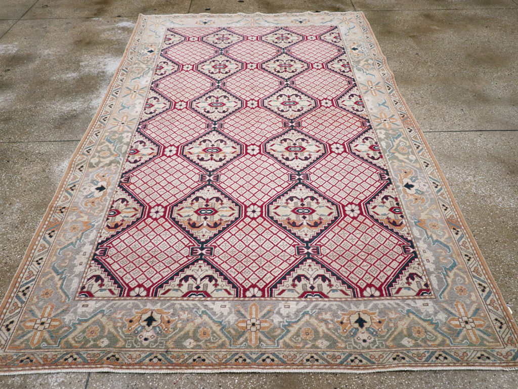 Vintage Turkish Sivas Carpet, No.24868 - Staging
