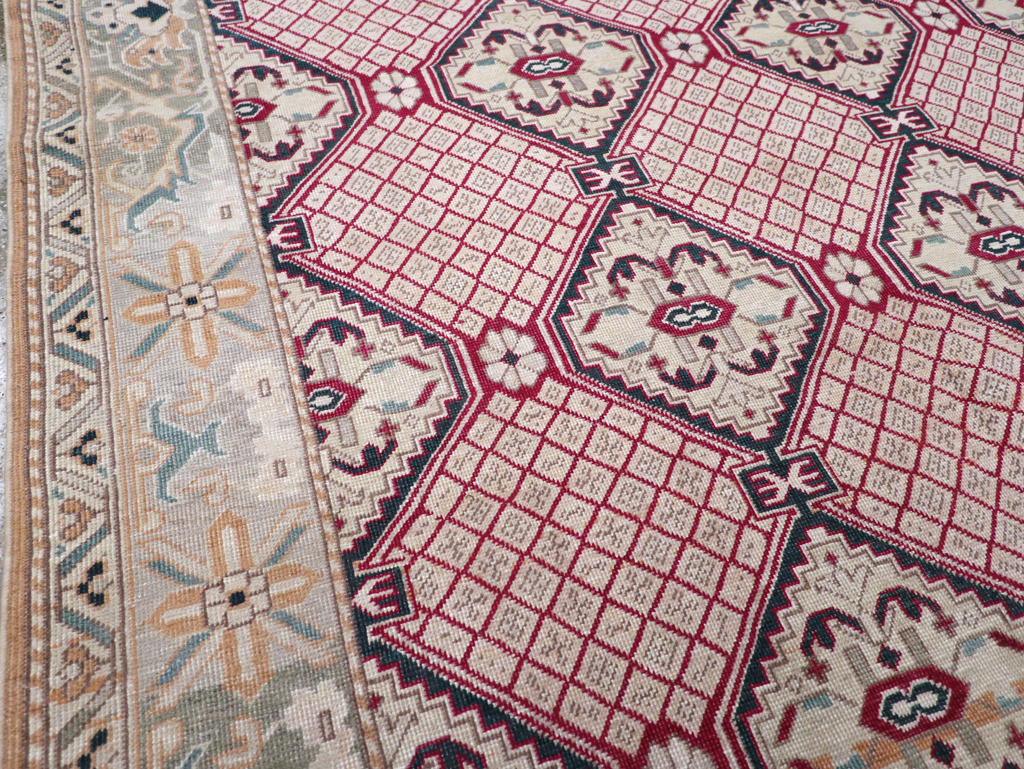 Vintage Turkish Sivas Carpet, No.24868 - Staging