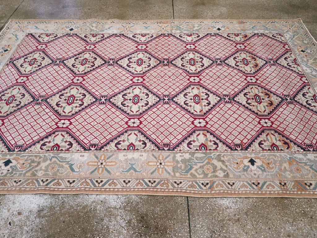 Vintage Turkish Sivas Carpet, No.24868 - Staging