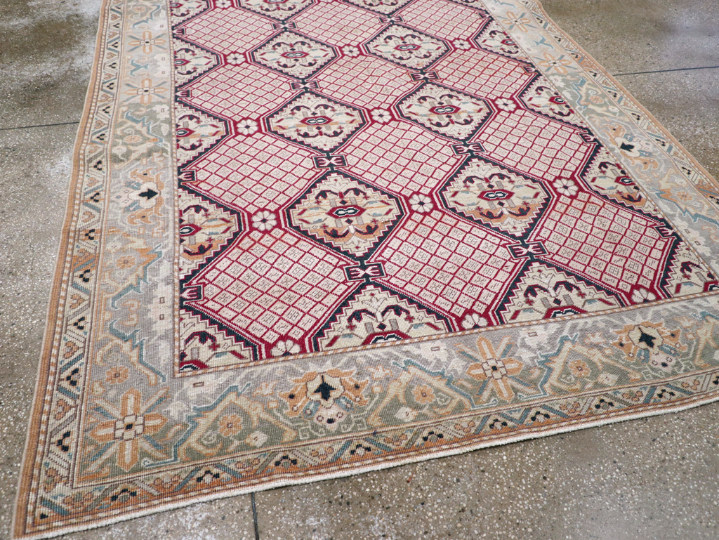 Vintage Turkish Sivas Carpet, No.24868 - Staging