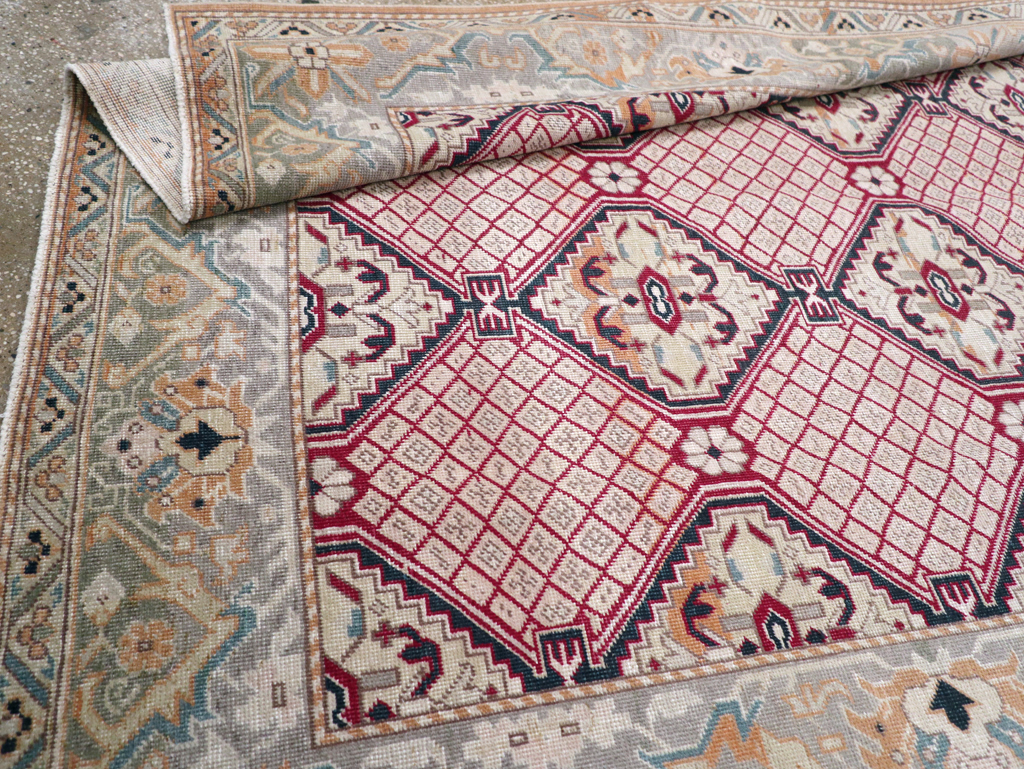 Vintage Turkish Sivas Carpet, No.24868 - Staging