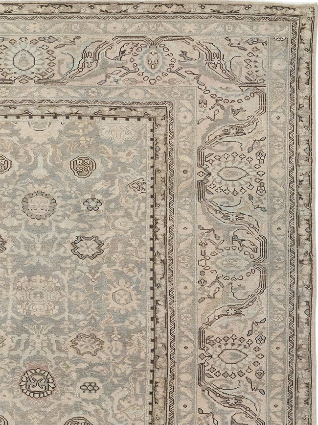 Vintage Persian Malayer Room Size Carpet, No.24871 - Staging