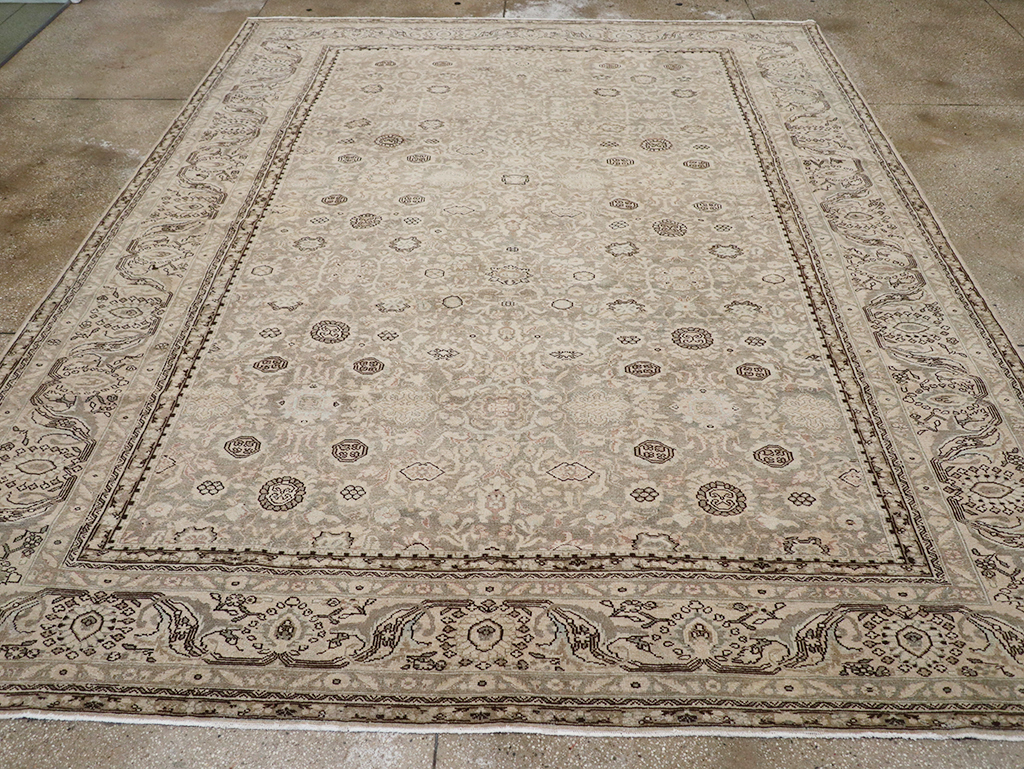 Vintage Persian Malayer Room Size Carpet, No.24871 - Staging