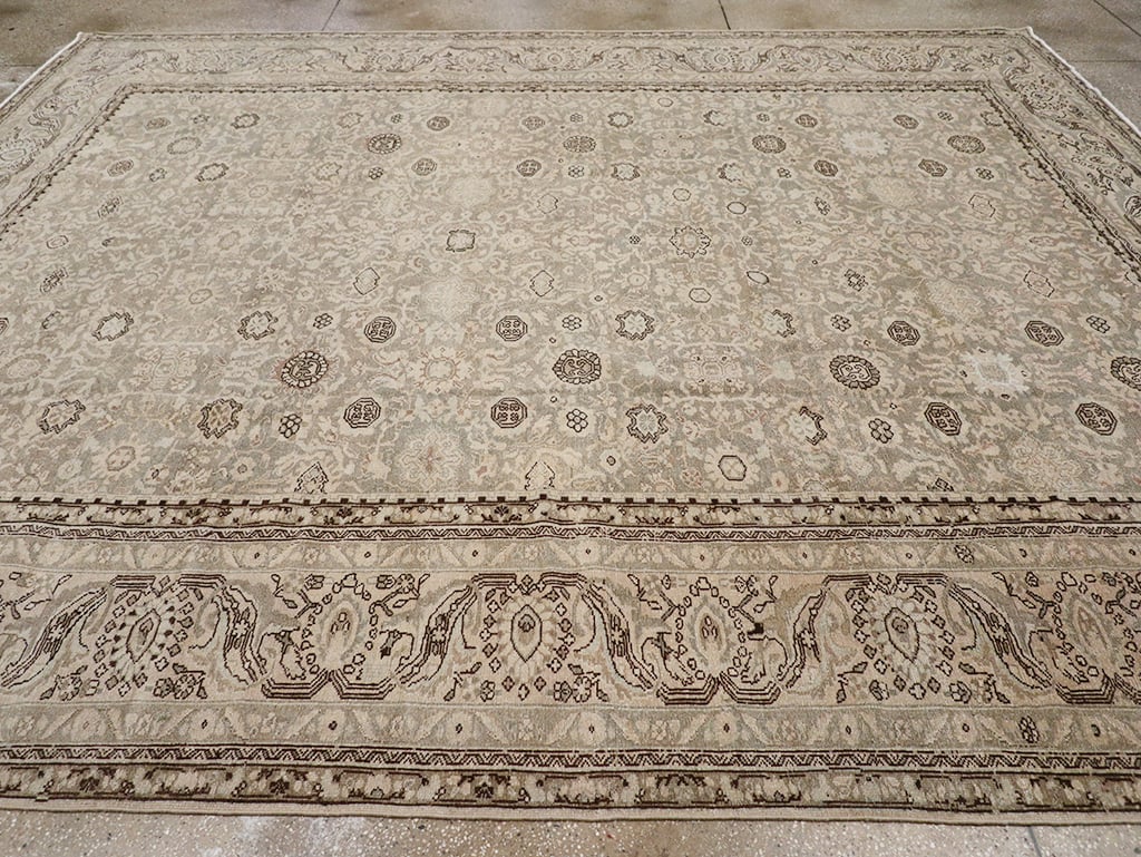Vintage Persian Malayer Room Size Carpet, No.24871 - Staging