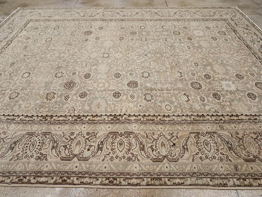 Vintage Persian Malayer Room Size Carpet, No.24871 - Staging