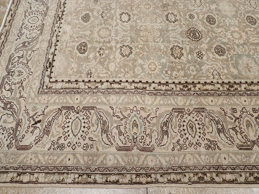 Vintage Persian Malayer Room Size Carpet, No.24871 - Staging