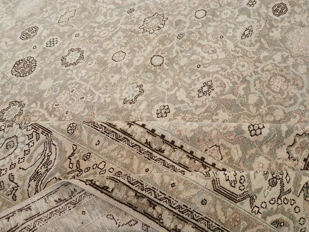 Vintage Persian Malayer Room Size Carpet, No.24871 - Staging