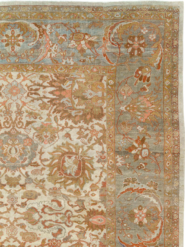 Antique Persian Sultanabad Carpet, No.24879 - Staging