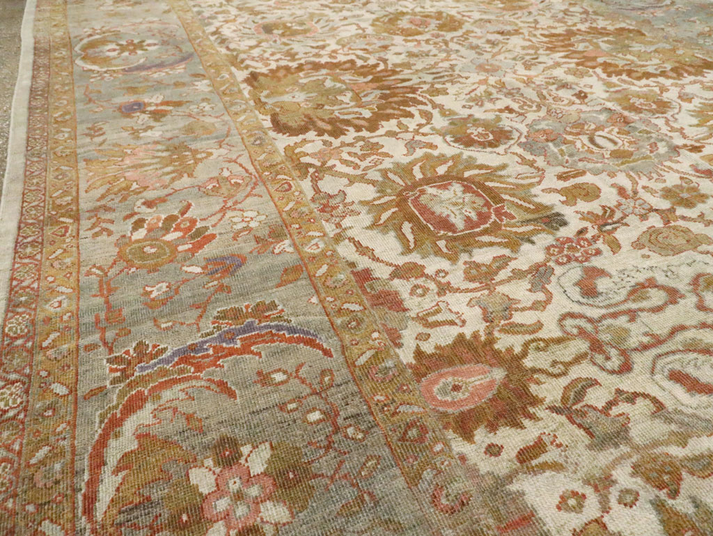 Antique Persian Sultanabad Carpet, No.24879 - Staging
