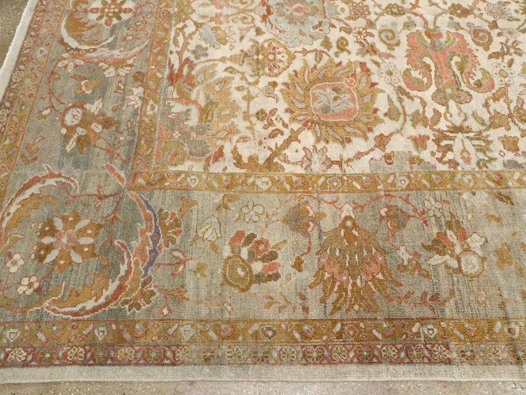 Antique Persian Sultanabad Carpet, No.24879 - Staging