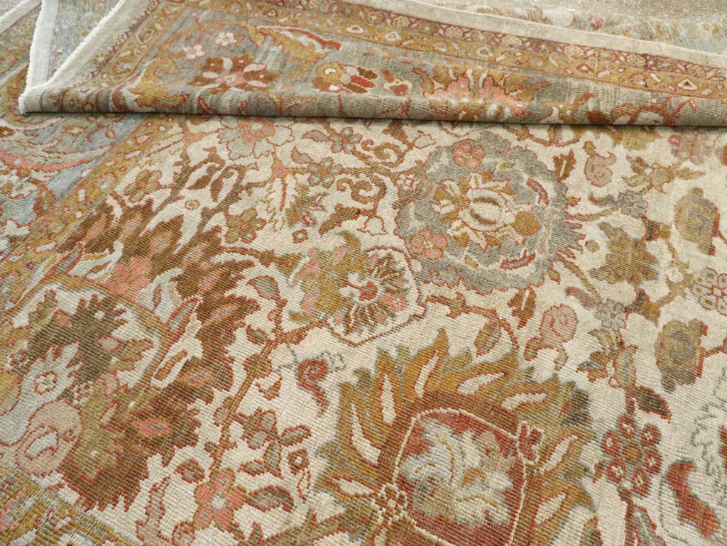 Antique Persian Sultanabad Carpet, No.24879 - Staging
