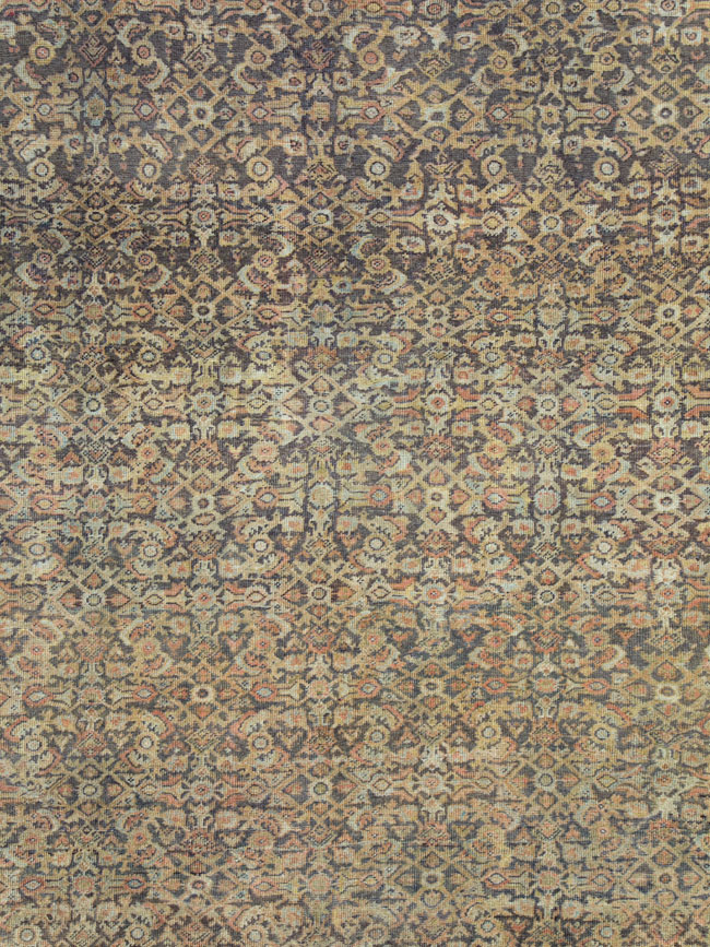 Antique Persian Mahal Carpet, No.24881 - Staging