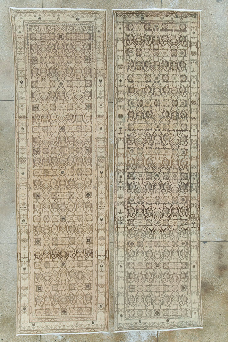 Vintage Persian Malayer Runner (Pair: 1 of 2), No.24884 - Staging