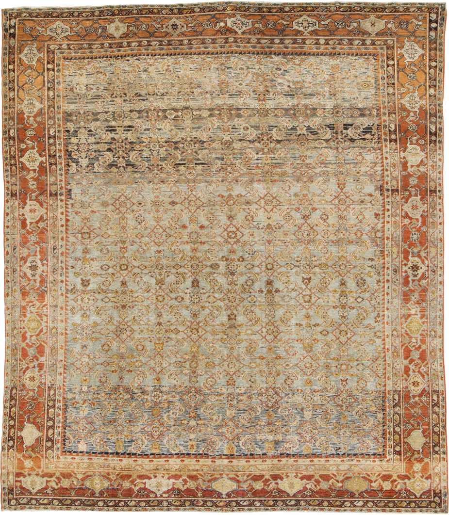 Antique Persian Malayer Carpet, No.24890 - Staging