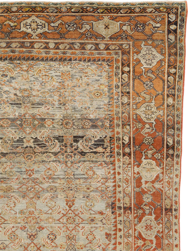 Antique Persian Malayer Carpet, No.24890 - Staging