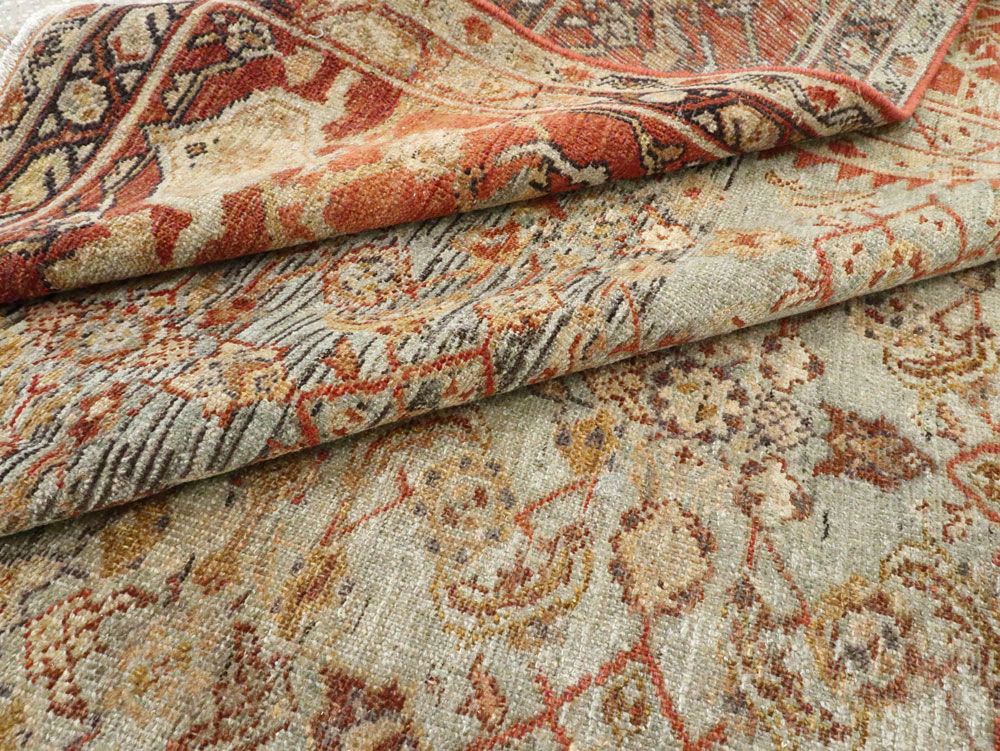 Antique Persian Malayer Carpet, No.24890 - Staging