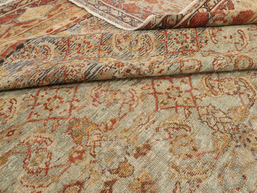 Antique Persian Malayer Carpet, No.24890 - Staging