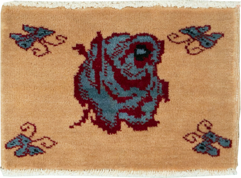 Vintage Persian Pictorial Baluch Rug (Pair: 1 of 2), No.24907 - Staging