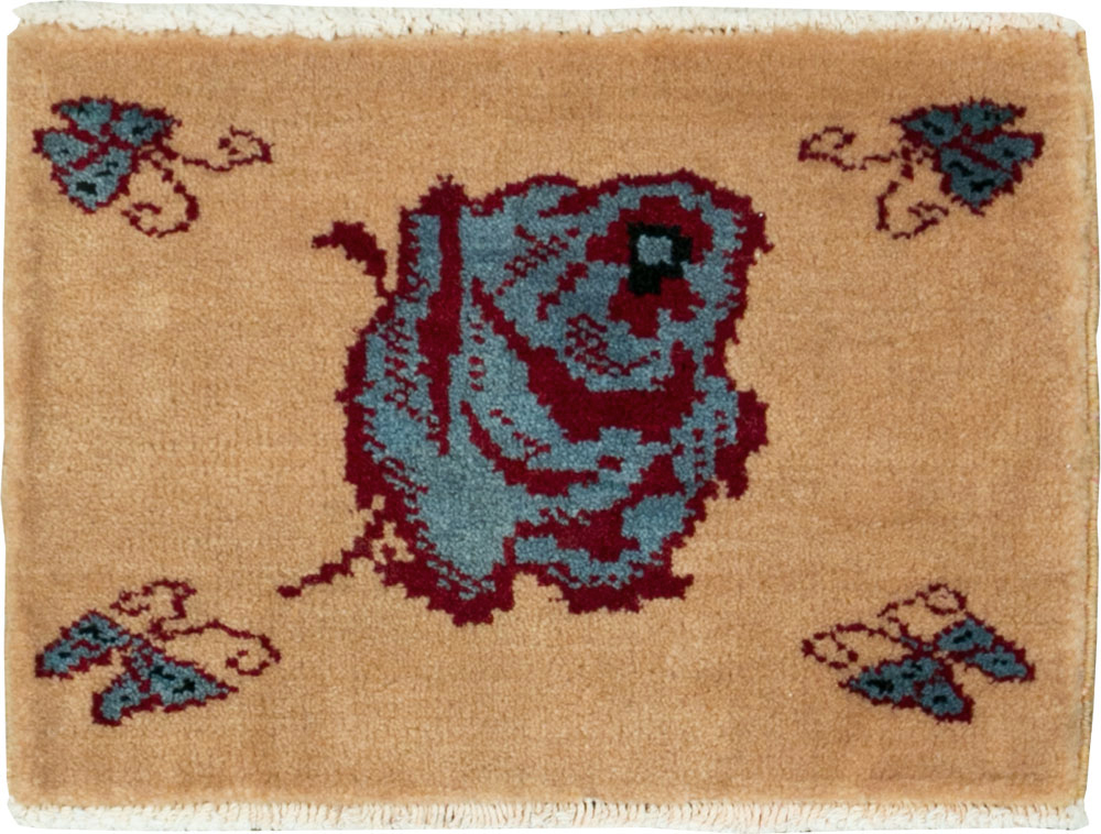 Vintage Persian Pictorial Baluch Rug (Pair: 2 of 2), No.24915 - Staging