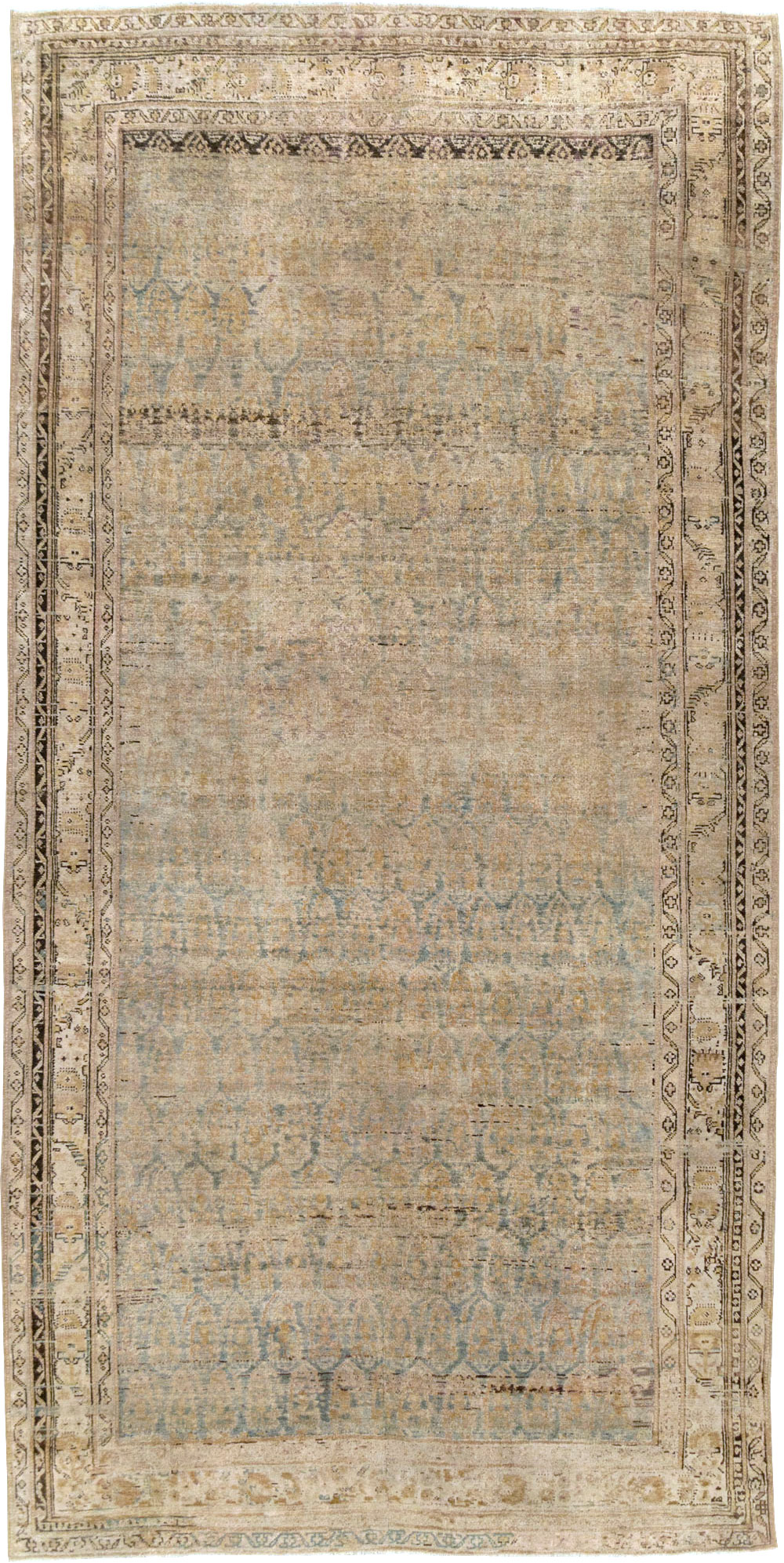 Antique Persian Malayer Carpet, No.24955 - Staging