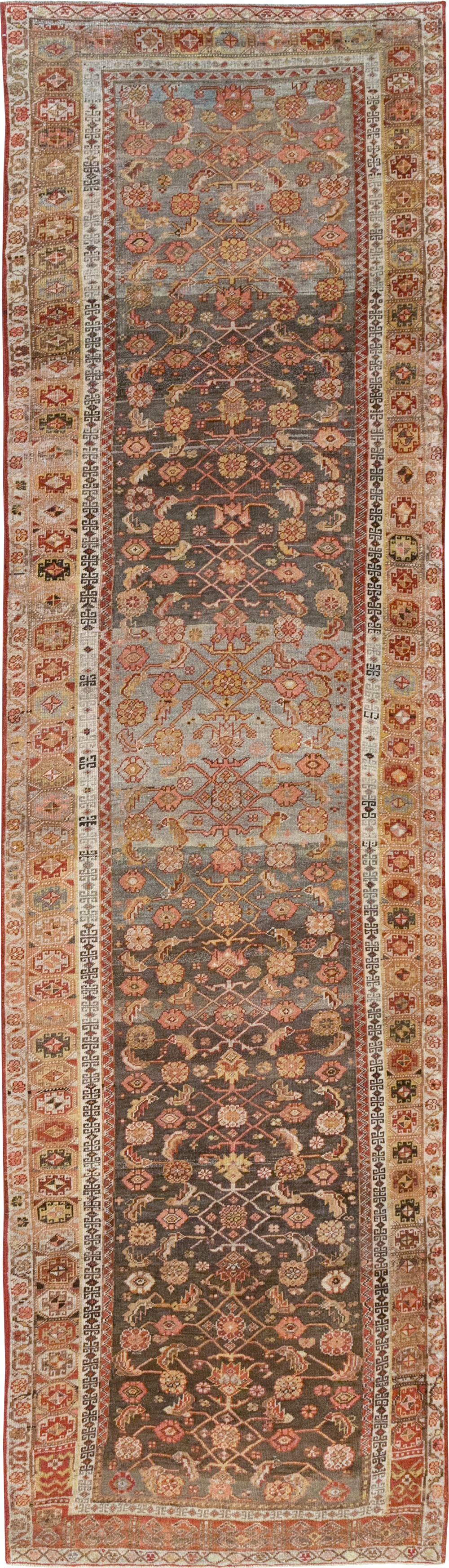 Antique Persian Bidjar Runner, No.24957 - Staging