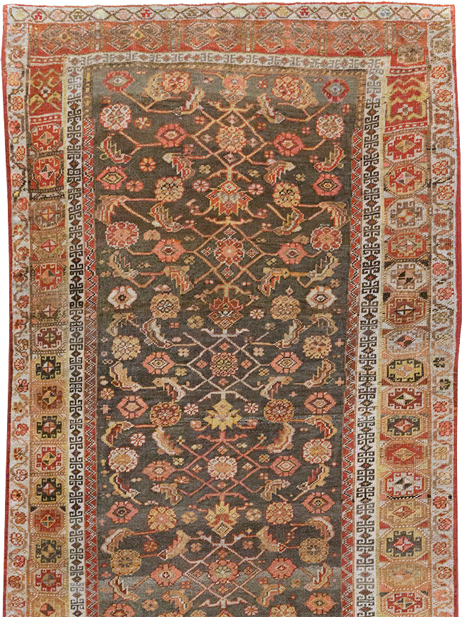 Antique Persian Bidjar Runner, No.24957 - Staging