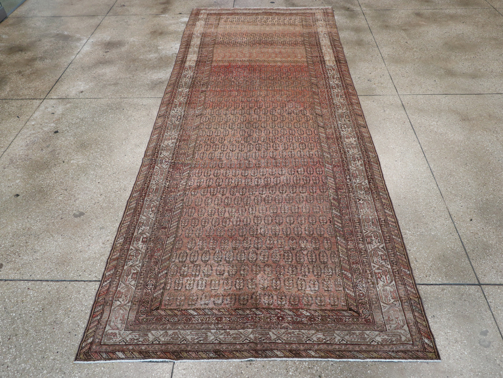 Antique Persian Malayer Gallery Carpet, No.24958 - Staging