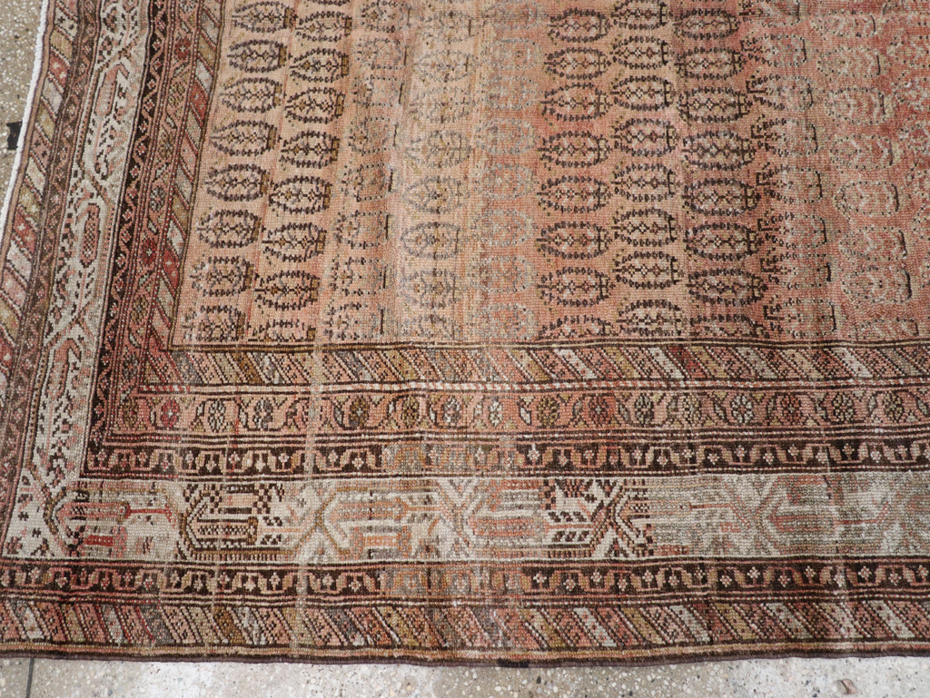Antique Persian Malayer Gallery Carpet, No.24958 - Staging