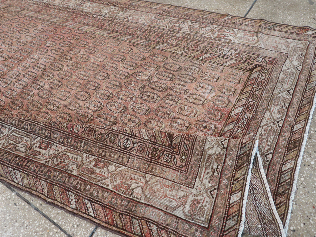 Antique Persian Malayer Gallery Carpet, No.24958 - Staging