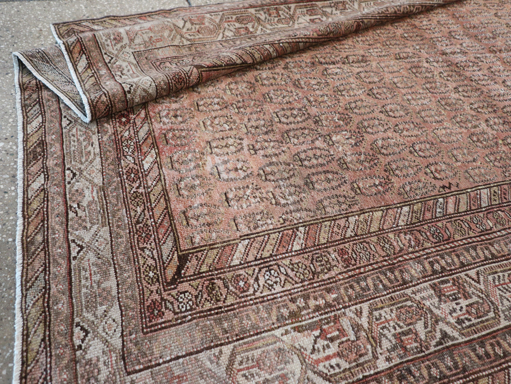 Antique Persian Malayer Gallery Carpet, No.24958 - Staging