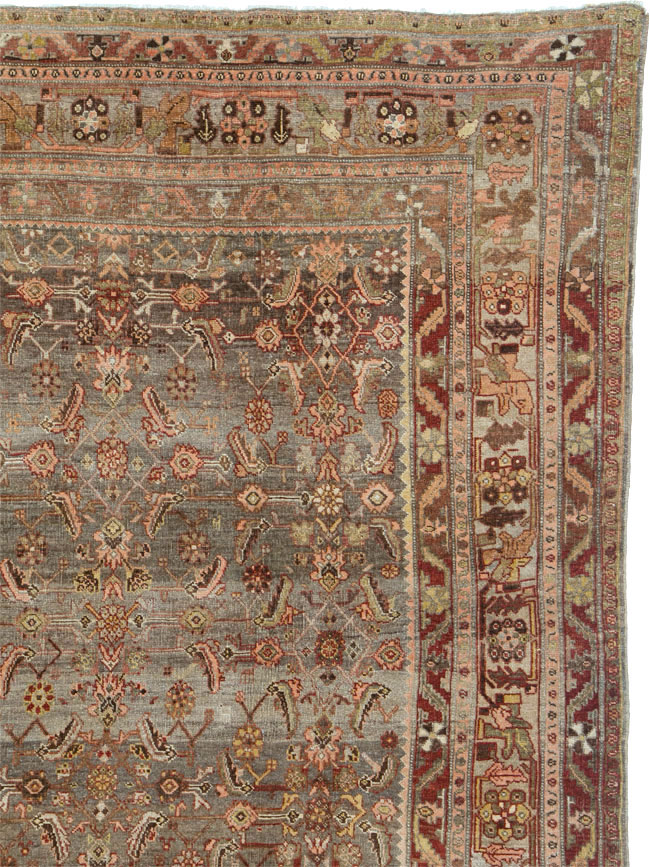 Antique Persian Bidjar Carpet, No.24959 - Staging