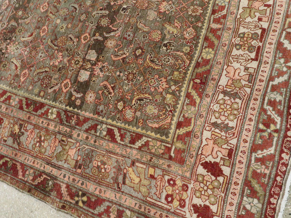 Antique Persian Bidjar Carpet, No.24959 - Staging