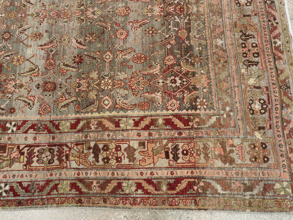 Antique Persian Bidjar Carpet, No.24959 - Staging