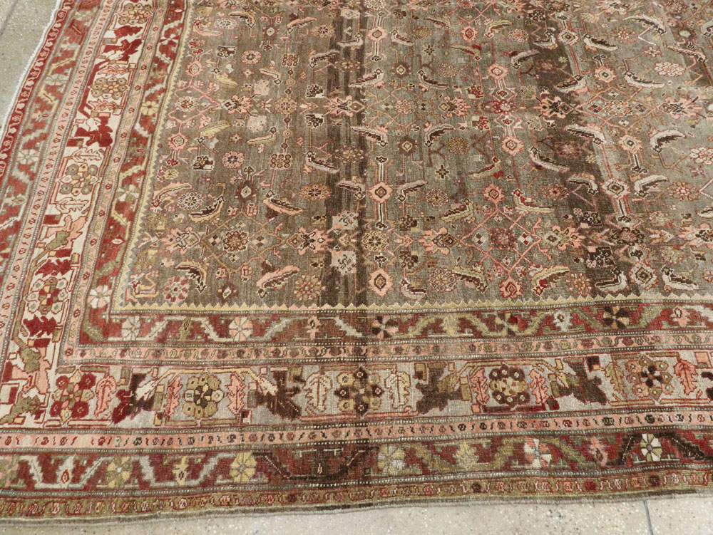 Antique Persian Bidjar Carpet, No.24959 - Staging