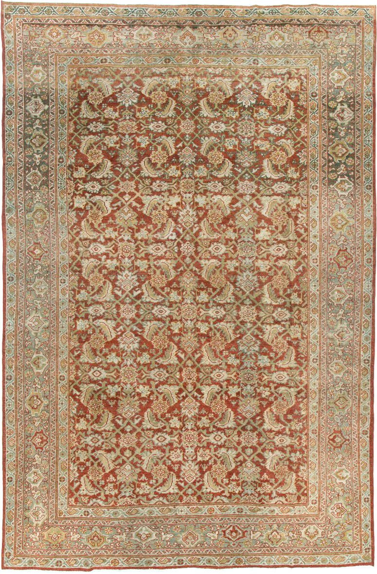 Antique Persian Mahal Carpet, No.24961 - Staging
