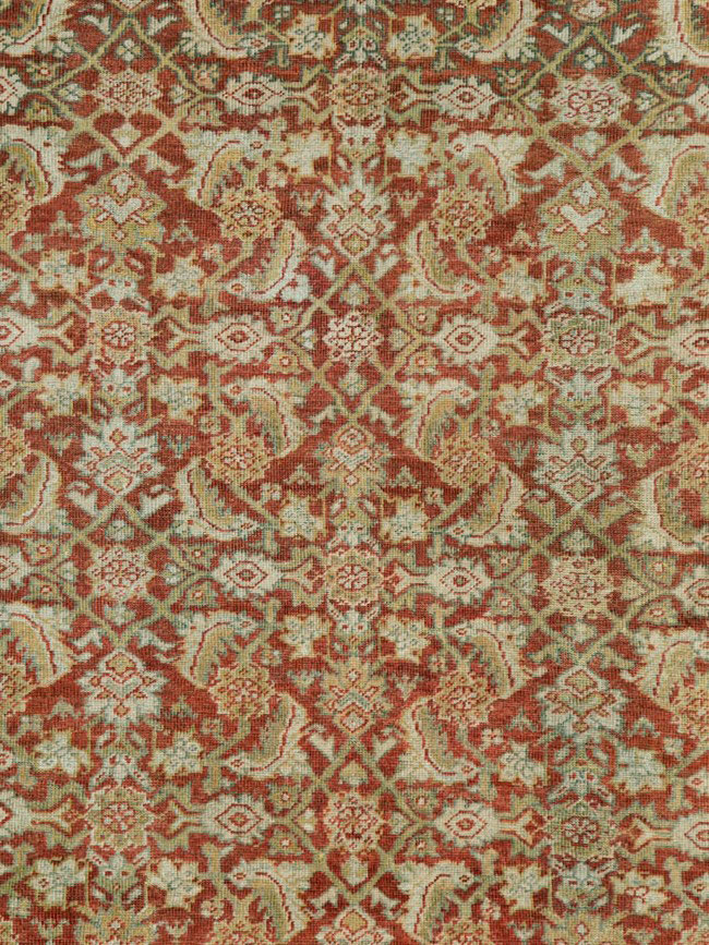 Antique Persian Mahal Carpet, No.24961 - Staging