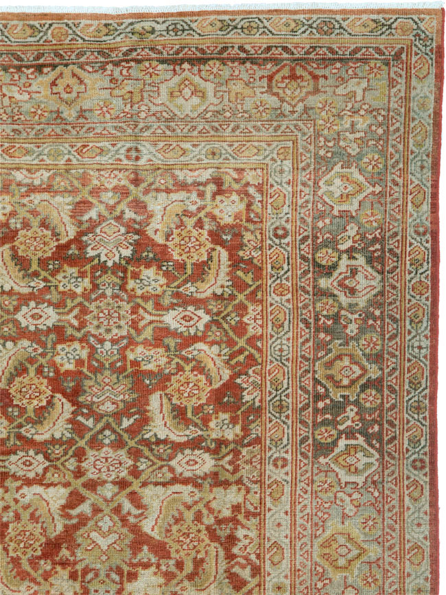 Antique Persian Mahal Carpet, No.24961 - Staging