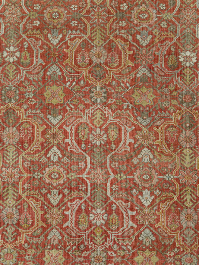 Antique Persian Mahal Carpet, No.24962 - Staging