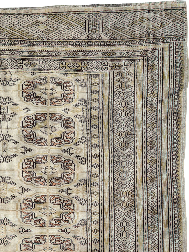 Vintage Central Asian Turkoman Rug, No.24963 - Staging
