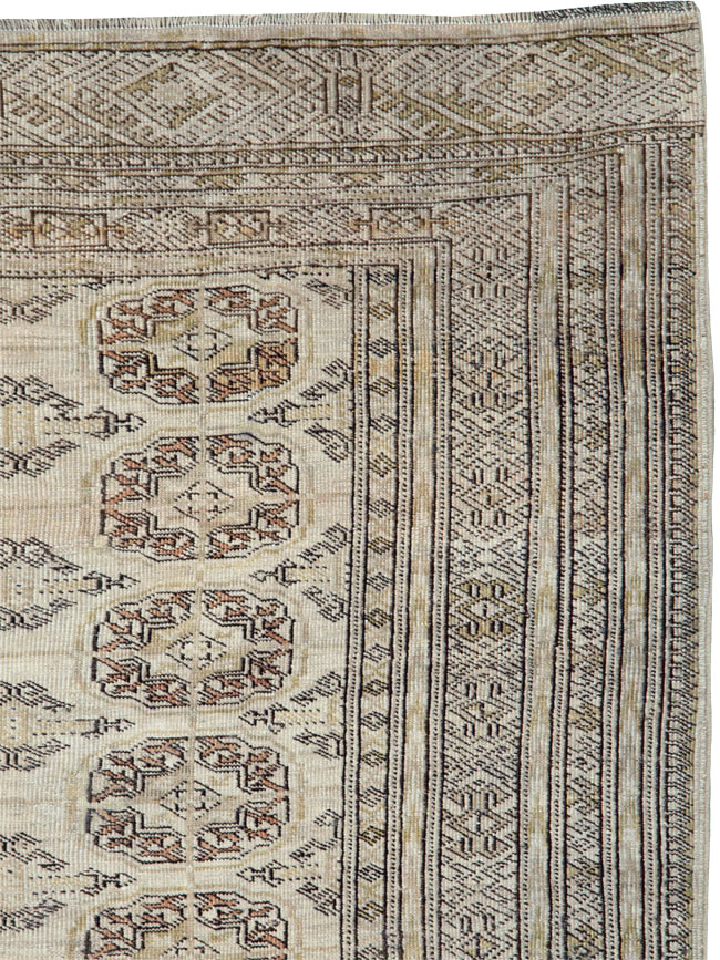 Vintage Central Asian Turkoman Rug, No.24963 - Staging