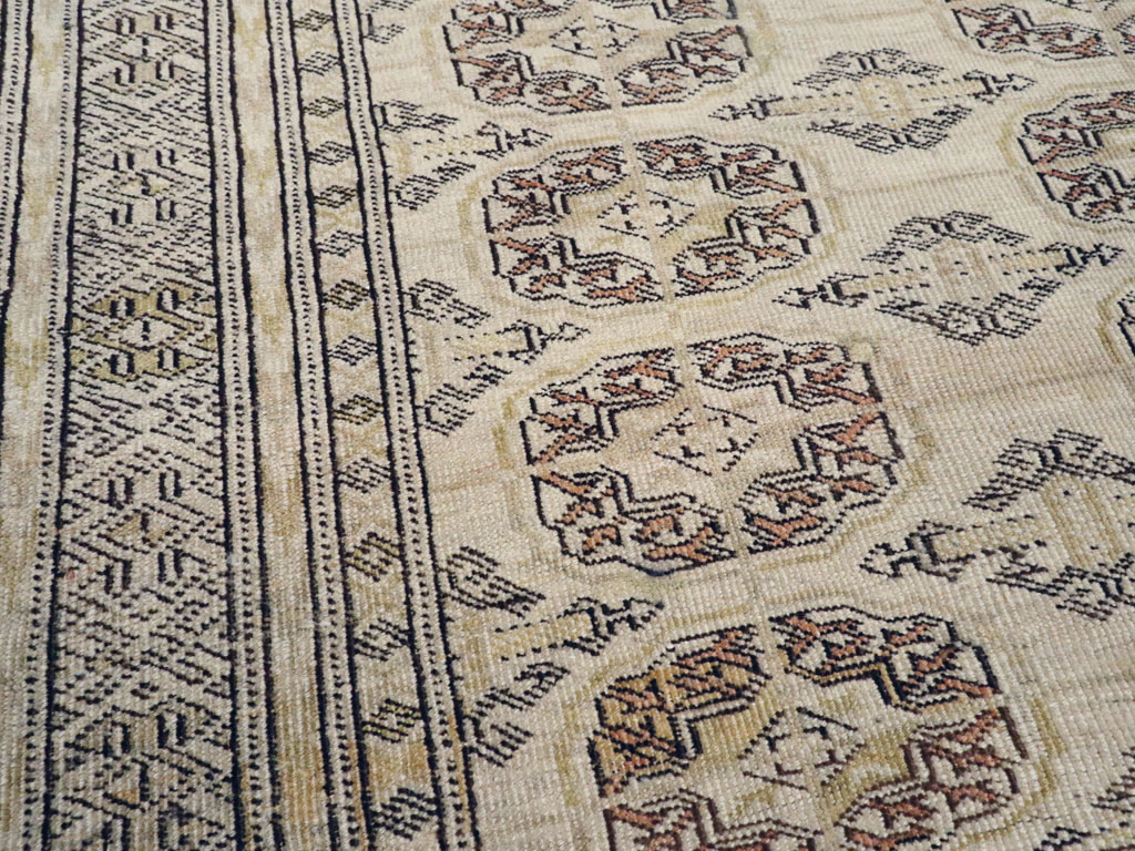 Vintage Central Asian Turkoman Rug, No.24963 - Staging