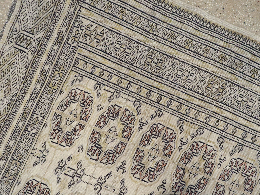 Vintage Central Asian Turkoman Rug, No.24963 - Staging