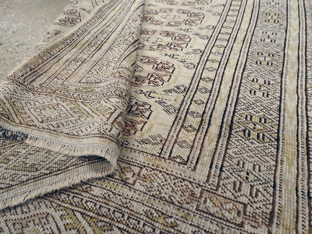 Vintage Central Asian Turkoman Rug, No.24963 - Staging