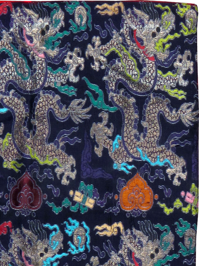 Burmese High Relief Richly Embroidered Tapestry, No.24992 - Staging