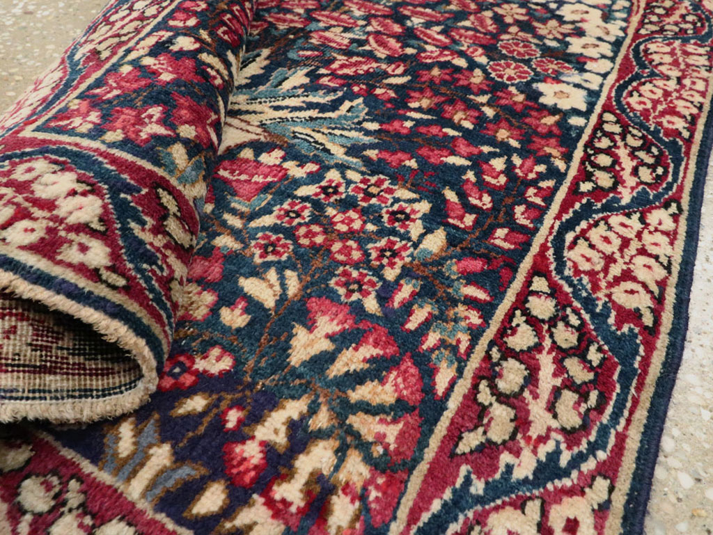 Antique Persian Lavar Kerman Rug, No.24995 - Staging