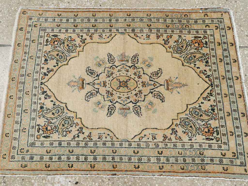 Antique Persian Tabriz Hagi Jalili Rug, No.25041 - Staging